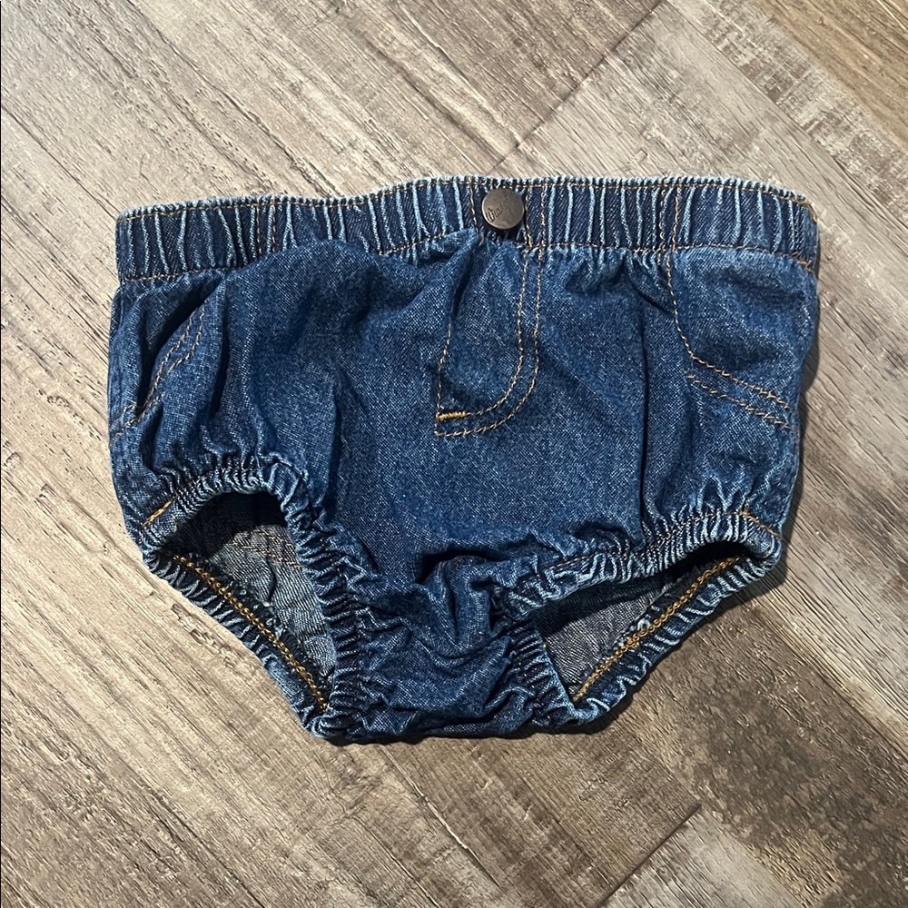 Denim Wrangler 12m Diaper Cover